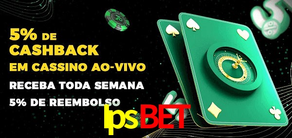 Promoções do cassino ao Vivo Ipsbet